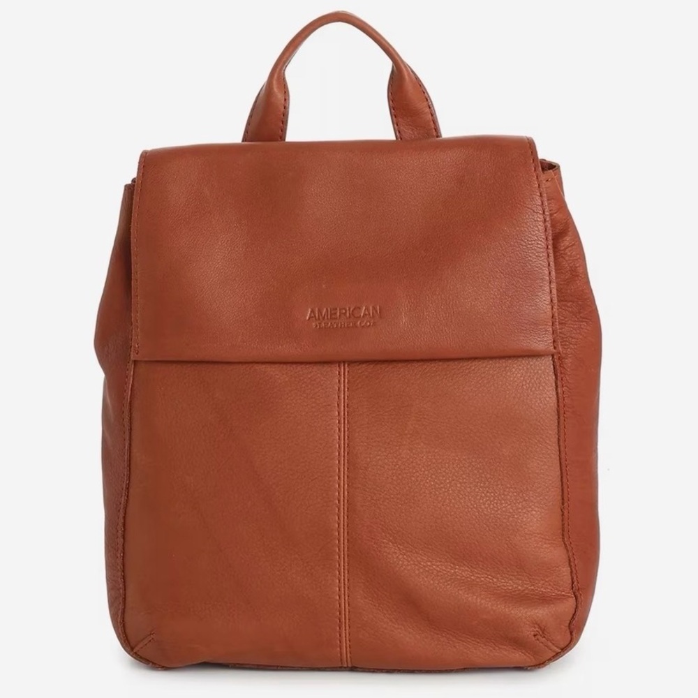 American Leather Co. Cognac Backpack